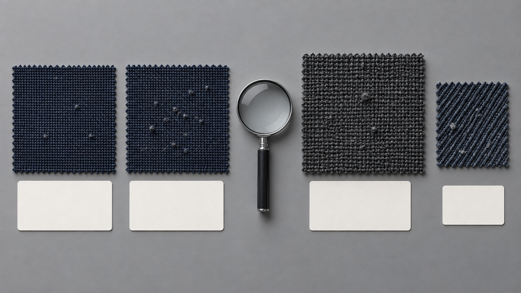 Comparing fabric pilling samples