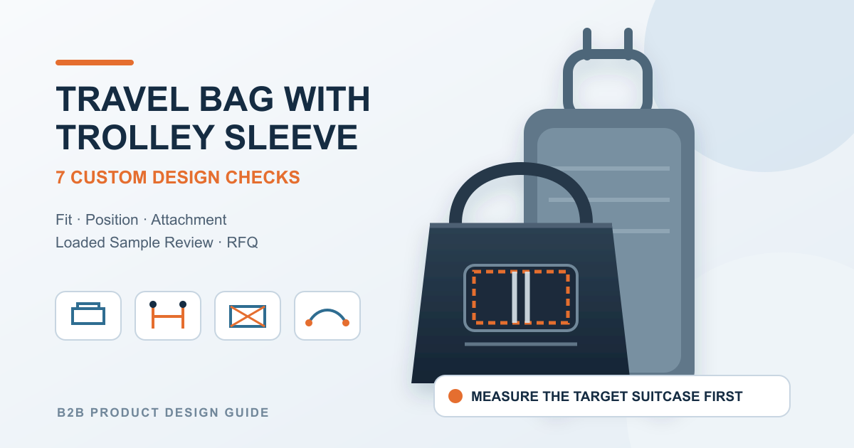 Travel Bag With Trolley Sleeve: A Custom Design Guide