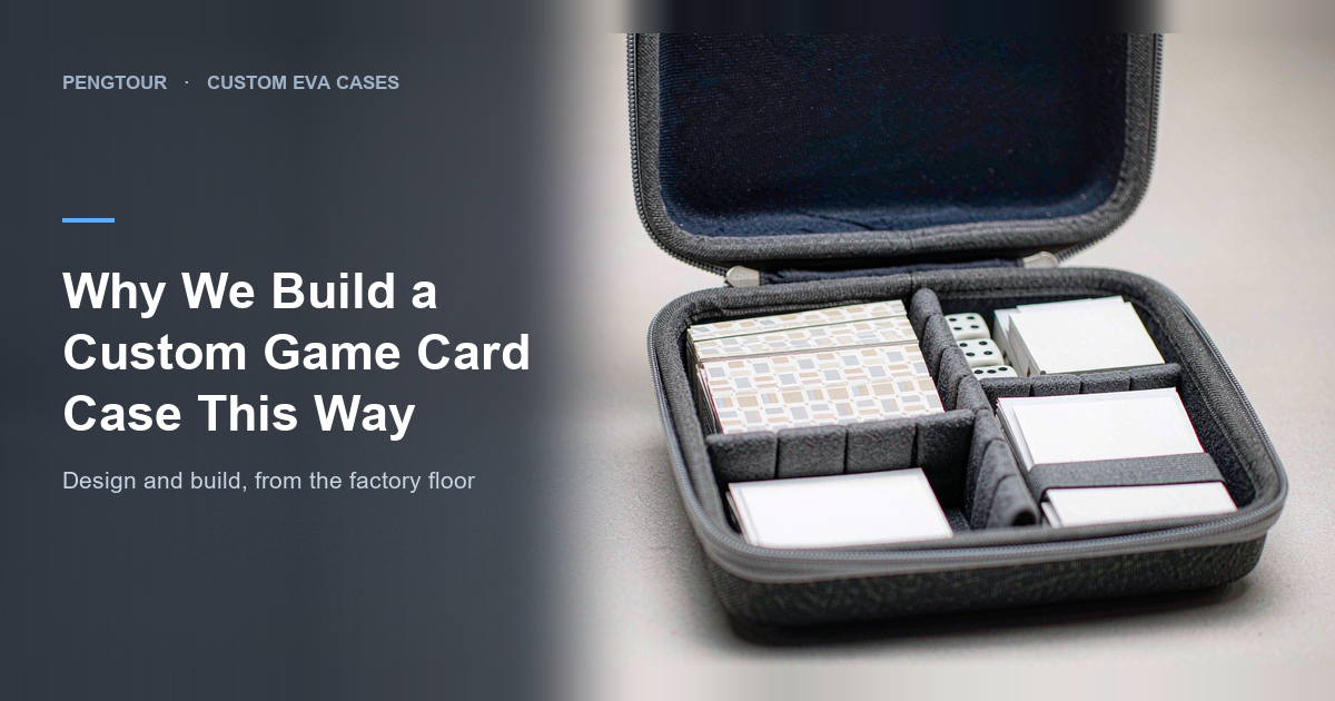 Por qué construimos una caja para cartas de juego personalizada de esta manera y cómo se fabrica.